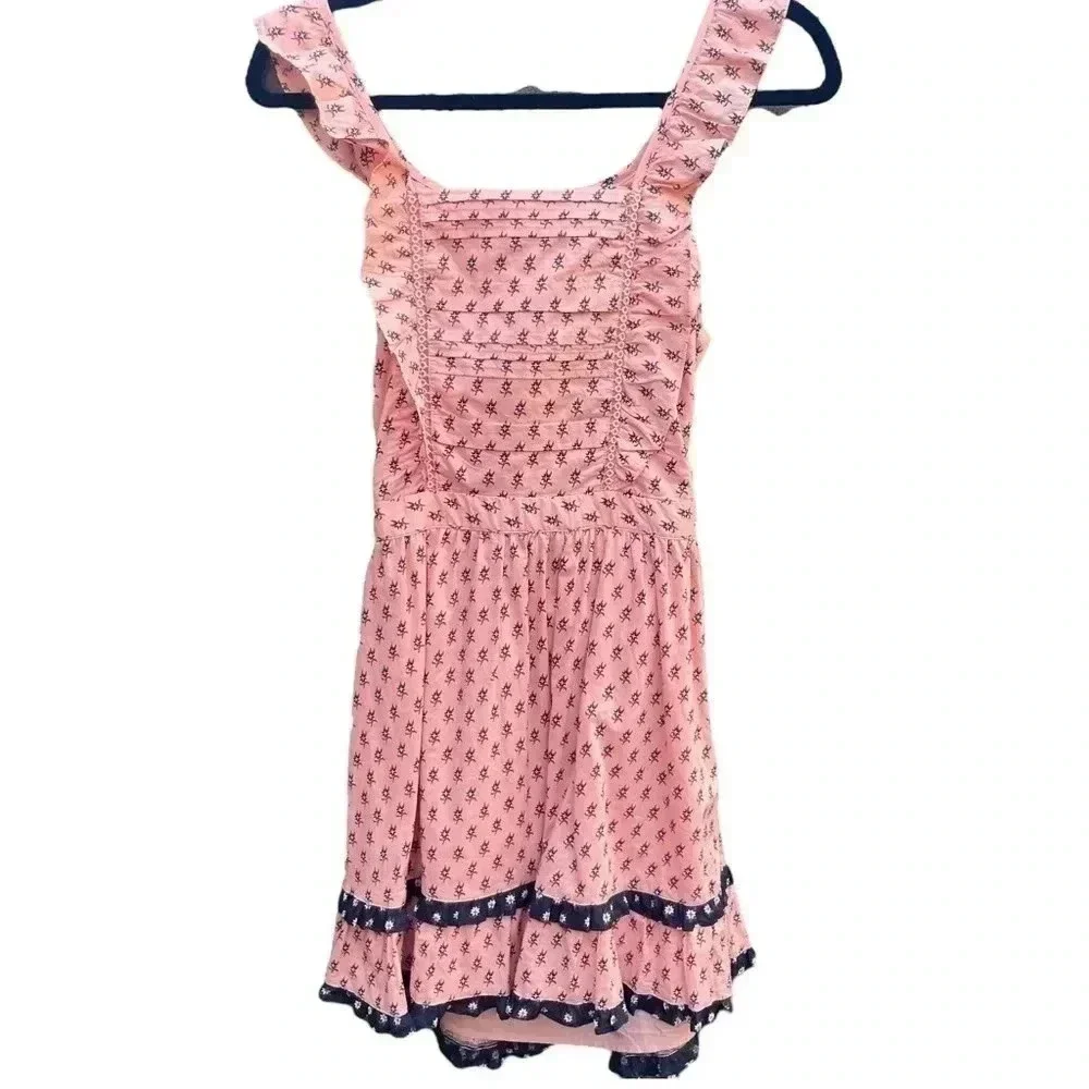 Scotch & Soda Girls Apron Dress NWT Ruffles Bows